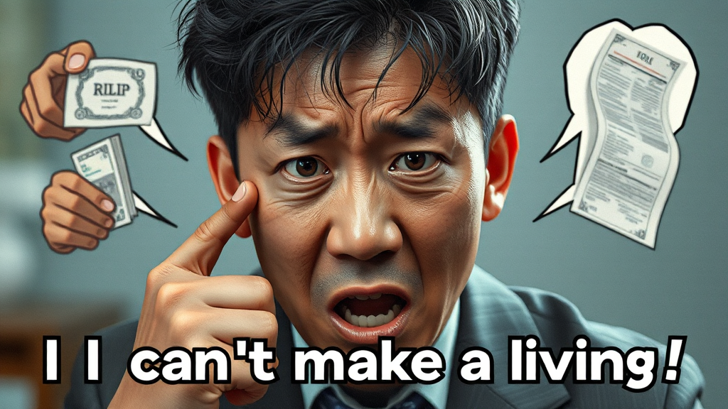 바가지 & 무전취식 의혹 (realistic 스타일)