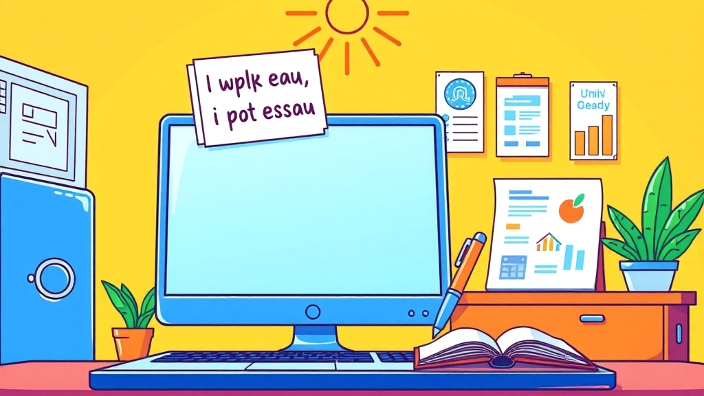 ITQ 자격증 접수 방법 (cartoon 스타일)