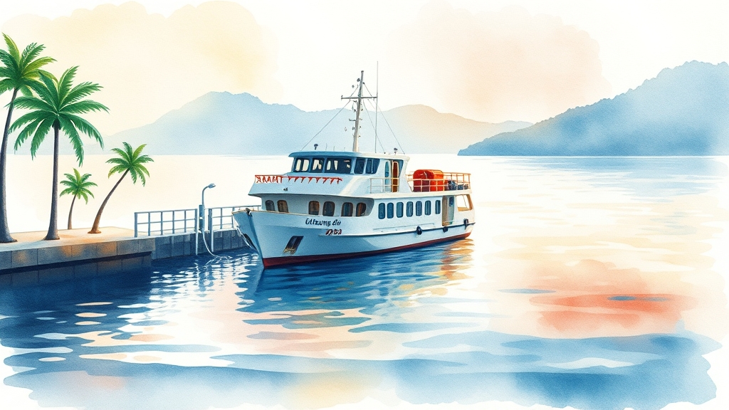 여행 준비: 예약 필수! (watercolor 스타일)