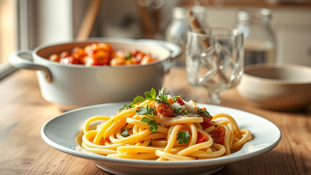 조리법의 변화: 혈당 스파이크를 낮추는 요리 기술 (realistic 스타일)