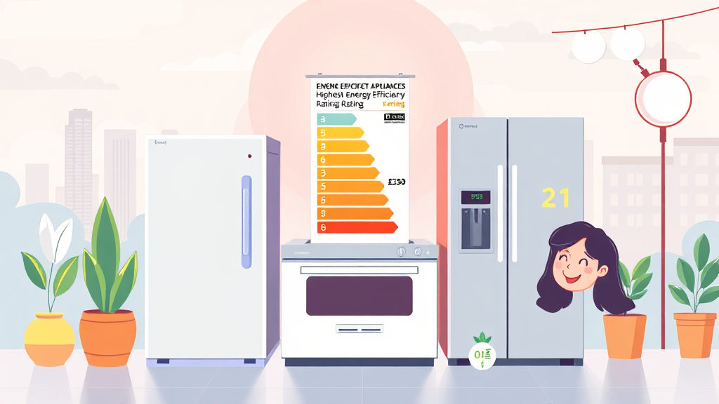 한전 고효율 가전 환급 분석 (illustration 스타일)