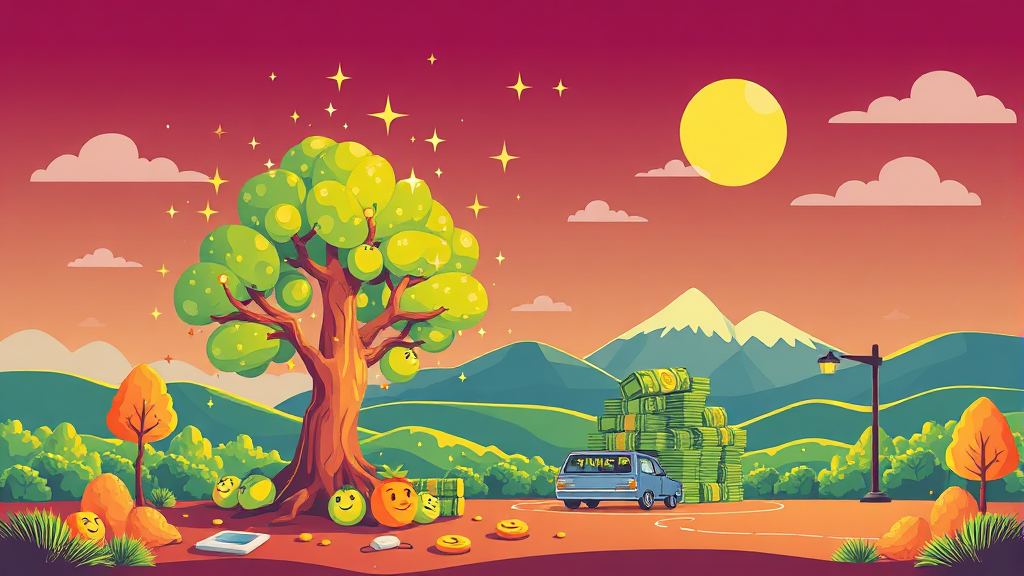 재테크 필수 용어 정리 (illustration 스타일)