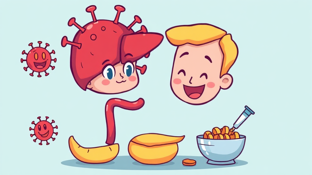 A형 간염이란? (cartoon 스타일)