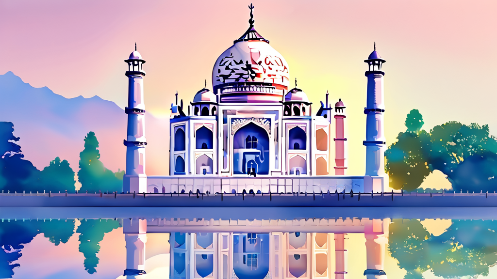 항공 및 상세 일정: 편안하고 알찬 여정 (watercolor 스타일)