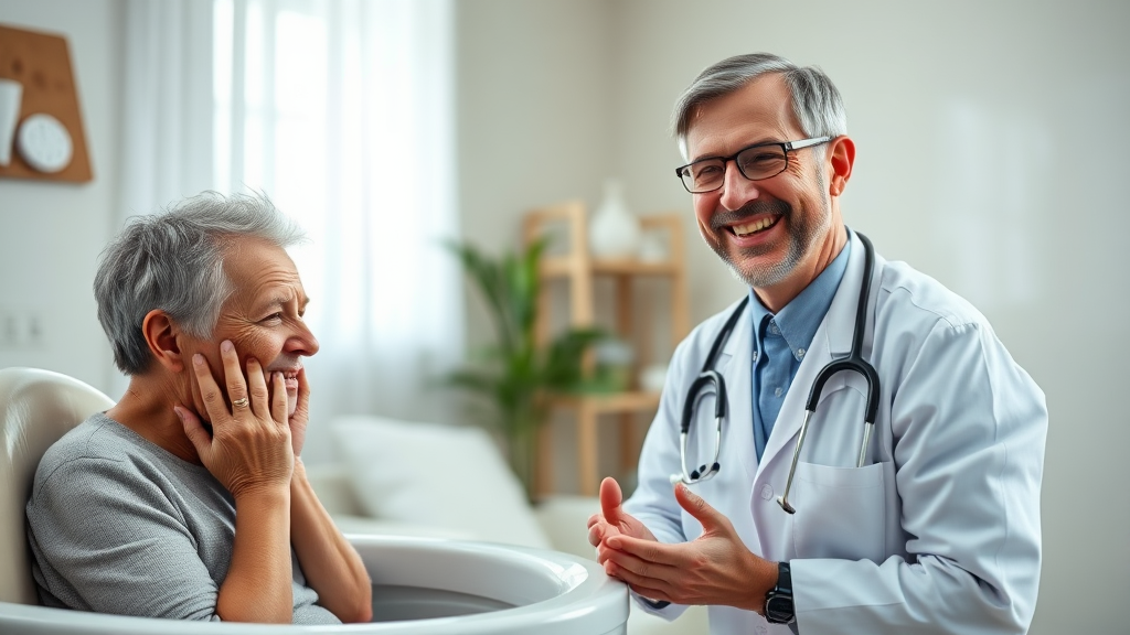 수술 후 통증, 왜 생길까? (realistic 스타일)