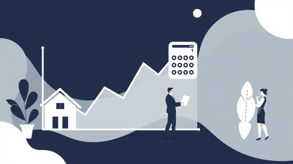 부동산 중개수수료, 이것만 알면 계산 끝! (illustration 스타일)