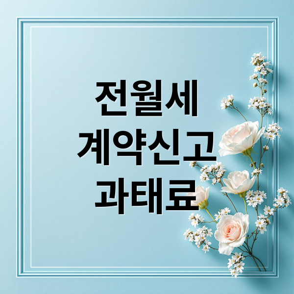 전월세
계약신고
과태료 (주택임대차계약신고 방법 과태료)