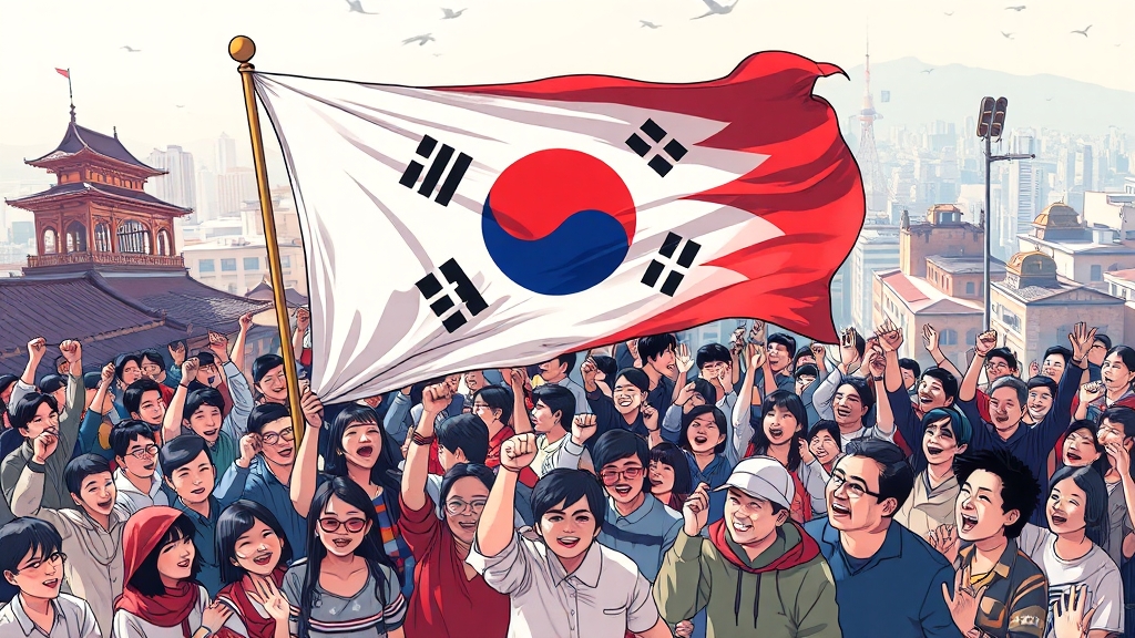 광복의 의미와 역사 (illustration 스타일)