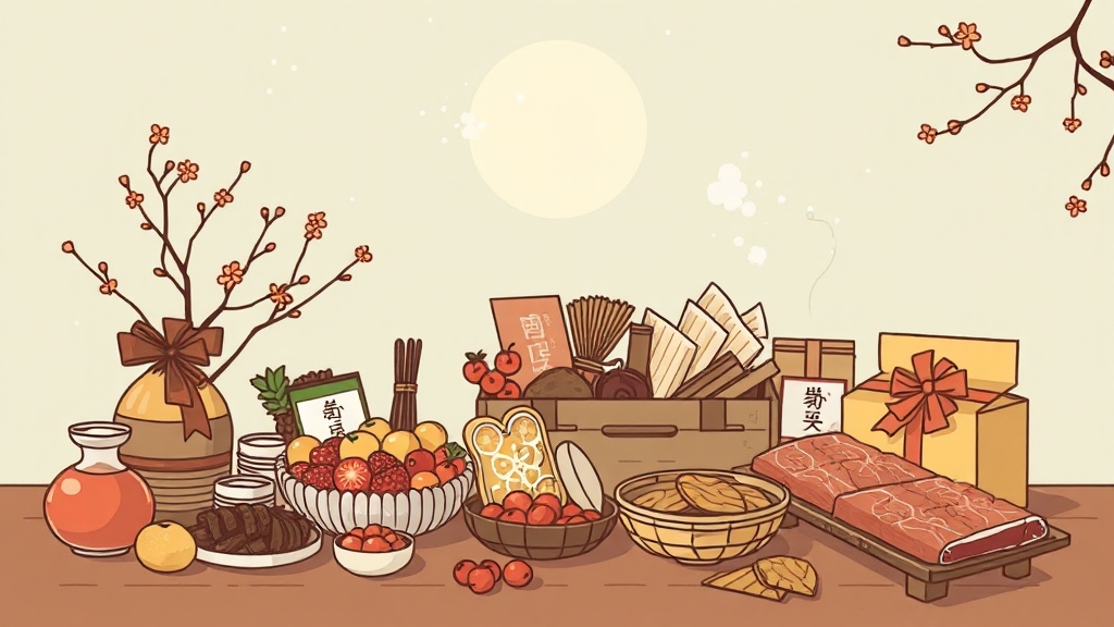 예산별 추천 선물 (3만원 ~ 10만원 이상) (illustration 스타일)
