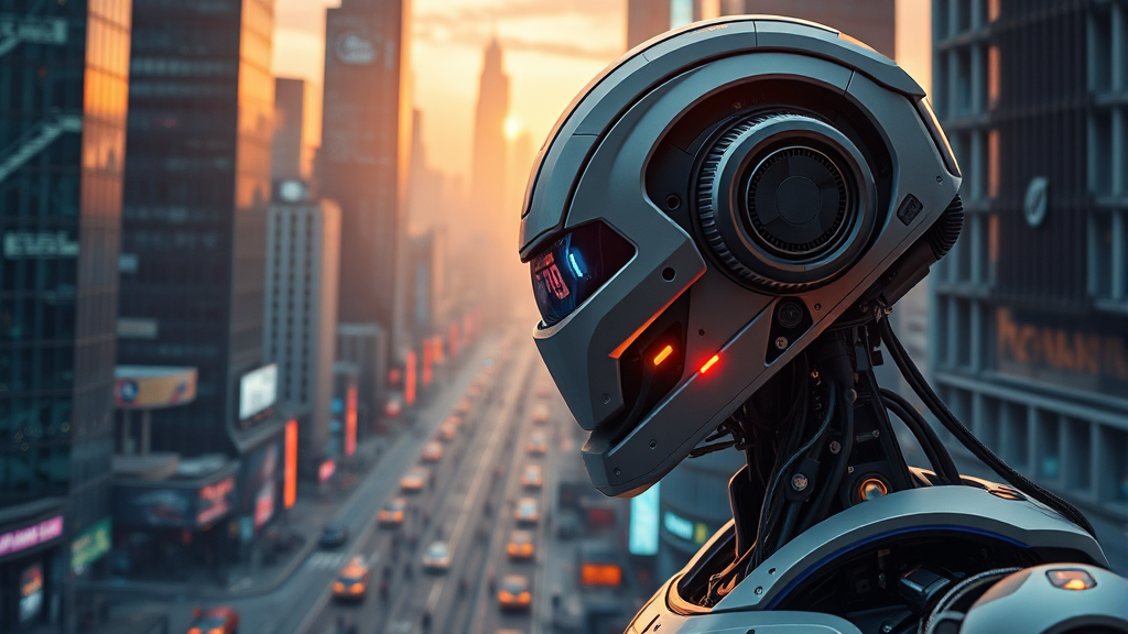 IT, 기술 및 산업 뉴스 (realistic 스타일)