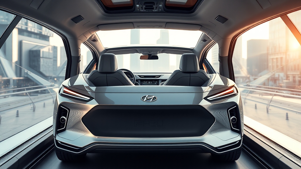 2026 싼타페 & 투싼 주요 변경 사항 (realistic 스타일)