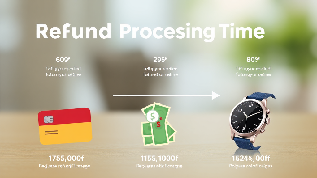 환불 처리 기간 및 방법 (realistic 스타일)