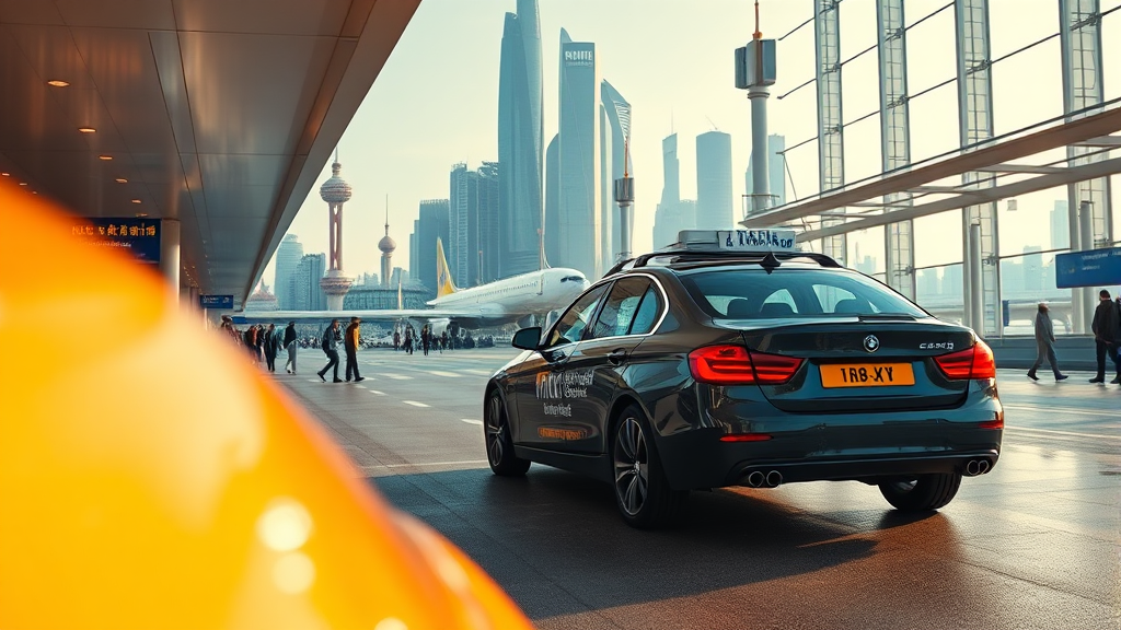 상하이 공항 픽업 예약, 이것만 알면 끝! (realistic 스타일)