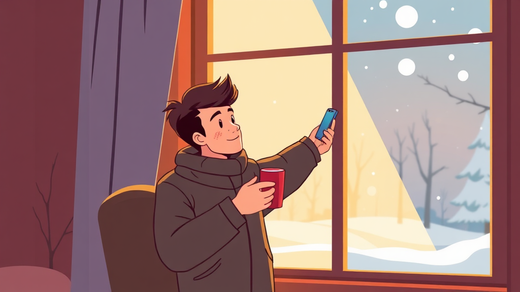 겨울철 불면증 완벽 극복 가이드 7 활동량 늘리고 각성 줄이기 (cartoon 스타일)