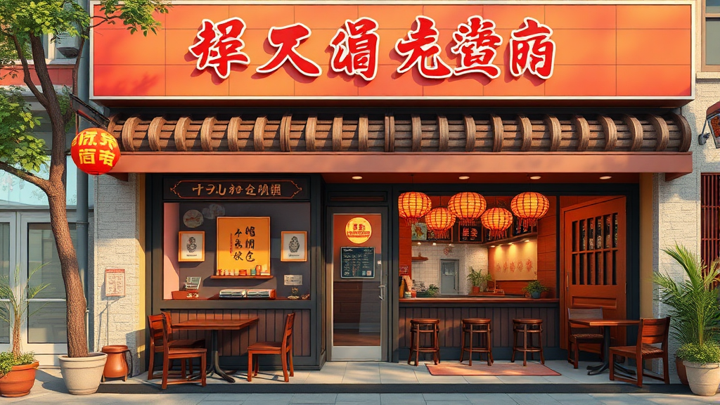 태동반점의 특별함: 방송 출연과 아늑한 분위기 (realistic 스타일)