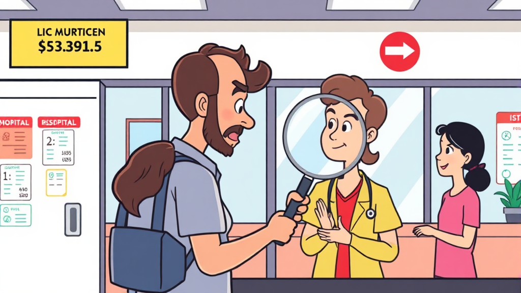 비급여 진료비 문제점 및 개선 방안 (cartoon 스타일)