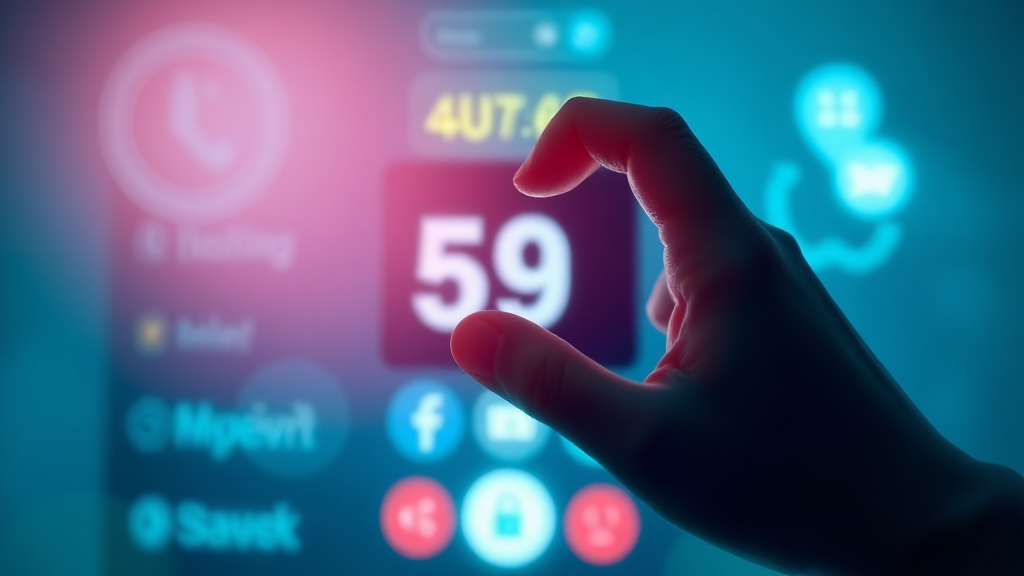 모르는 전화번호, 안전하게 관리하는 습관 (realistic 스타일)