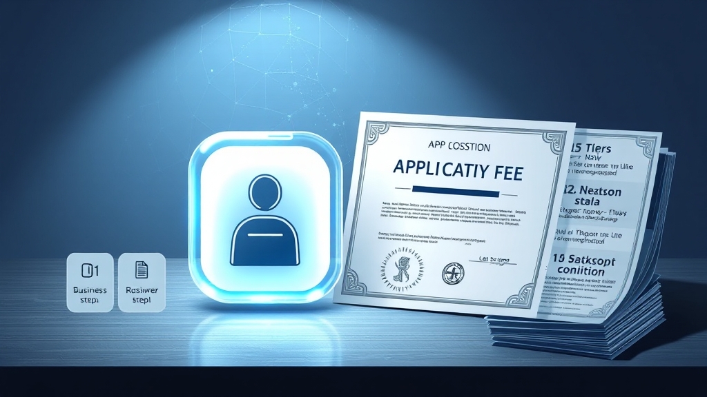 온라인 신청 절차 안내 (illustration 스타일)