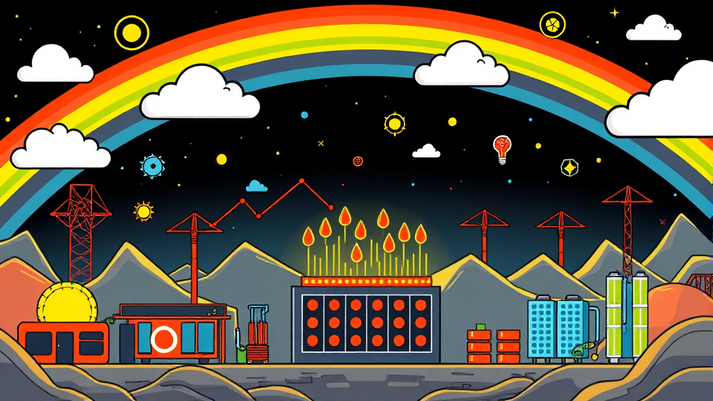 핵심 수혜주 분석: 기술 개발부터 소재 공급까지 (cartoon 스타일)