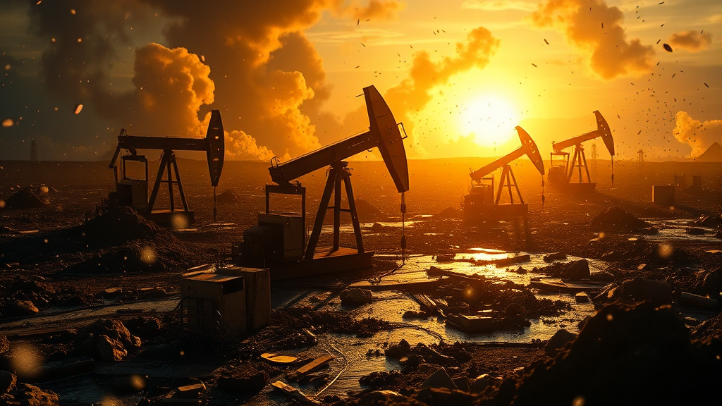 유가 급등의 근본 원인: 지정학적 리스크 심층 분석 (realistic 스타일)