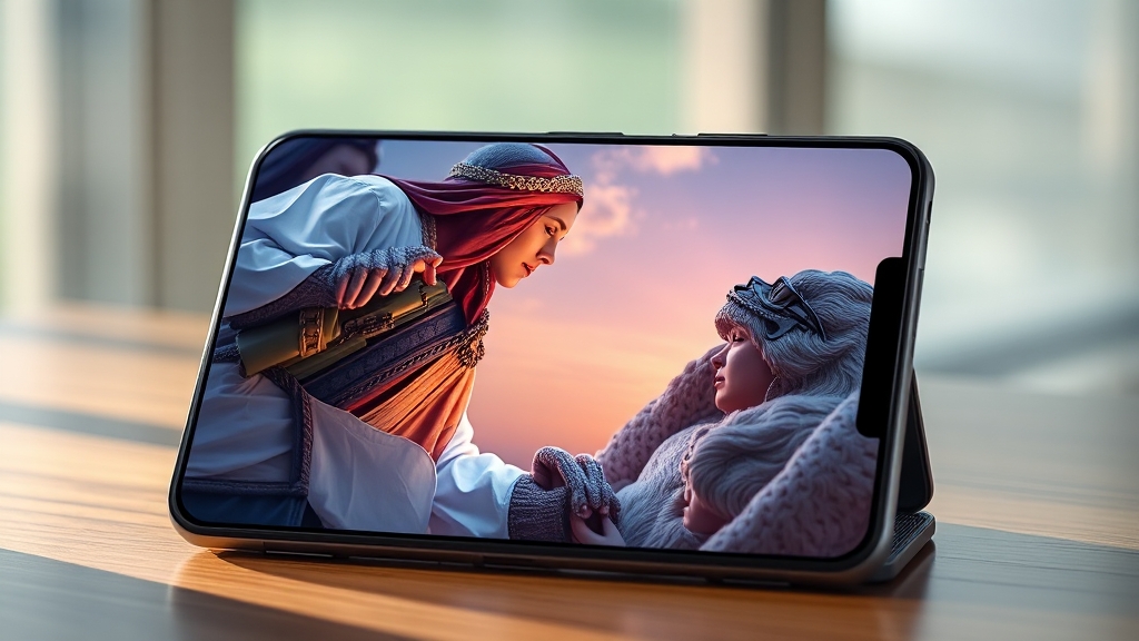 트라이폴드폰, 무엇이 특별할까? (realistic 스타일)