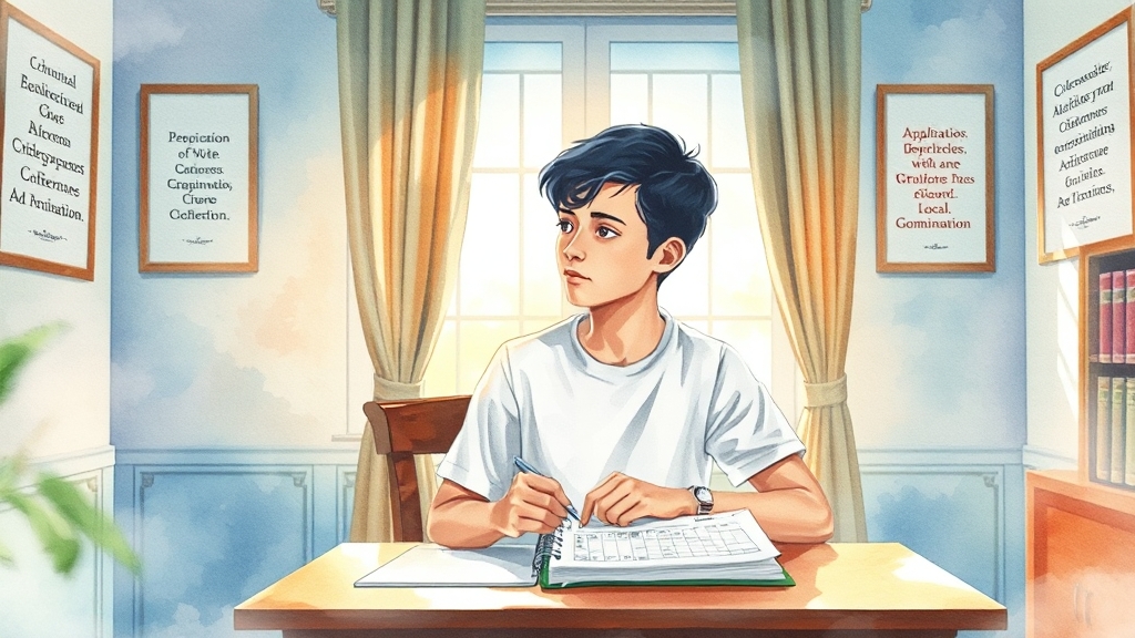 9급 공무원 시험 상세 일정 (watercolor 스타일)