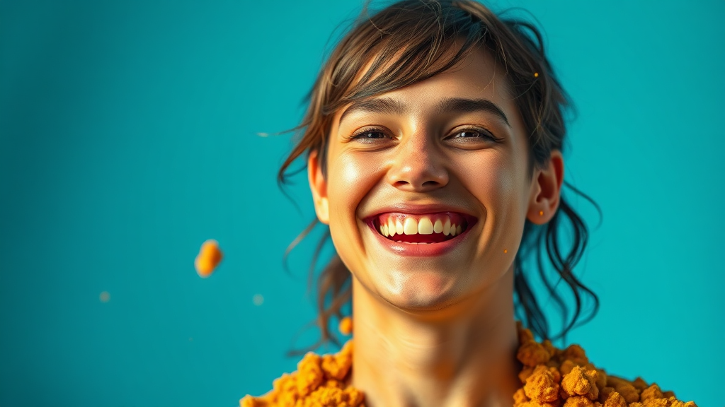 똥이 몸에 묻는 꿈, 횡재수? (realistic 스타일)