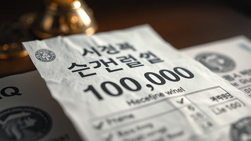 현금영수증 FAQ 및 주의사항 (realistic 스타일)
