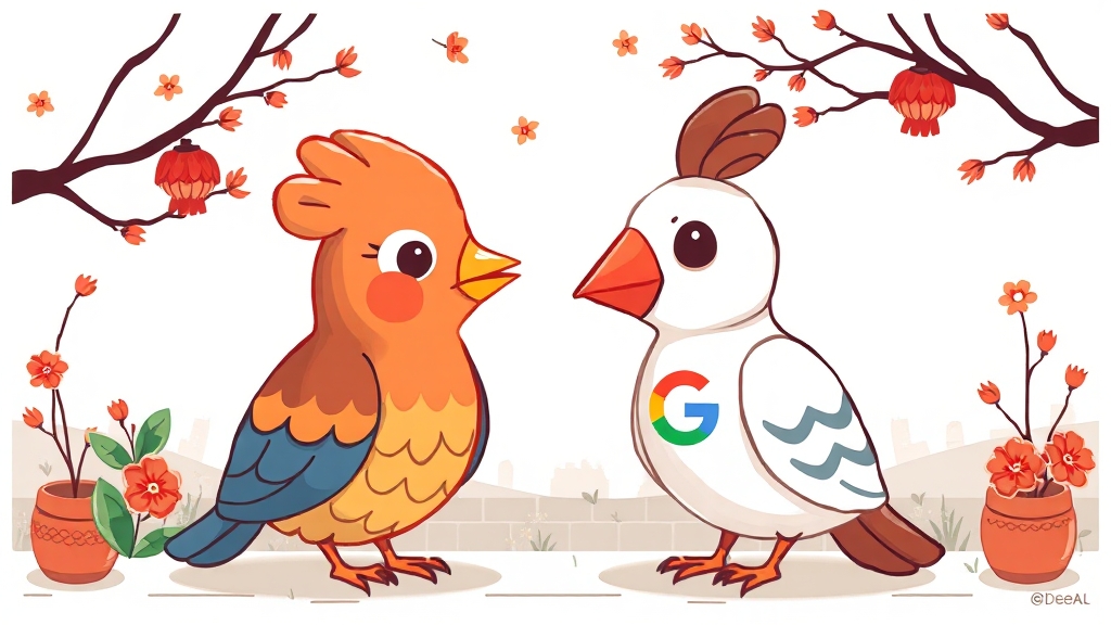 파파고 vs 다른 번역기 비교 (illustration 스타일)