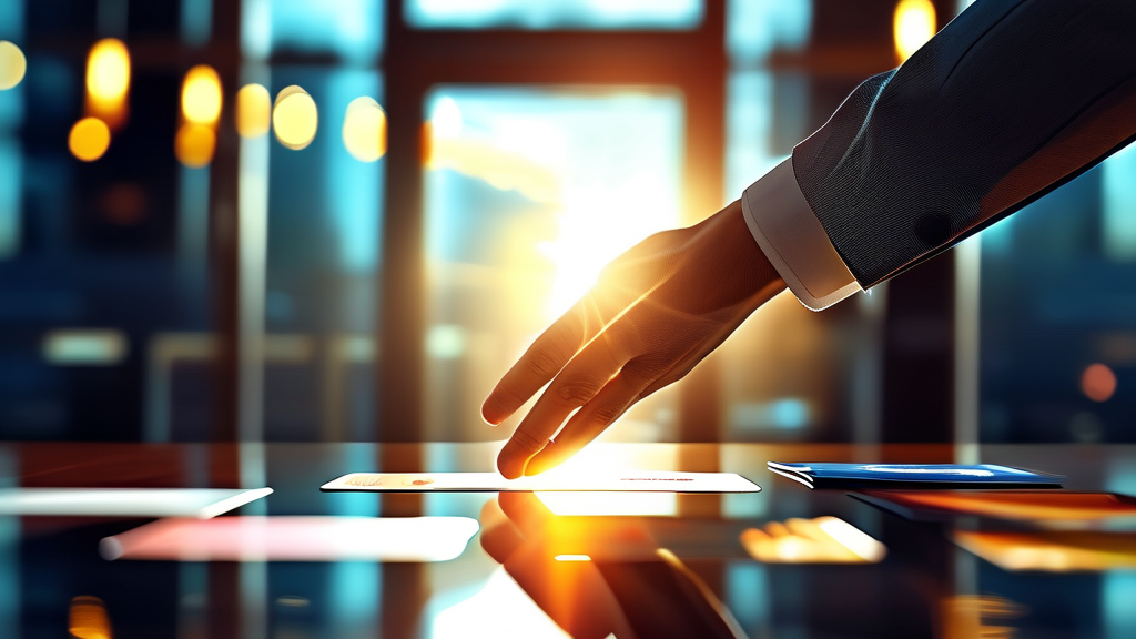 비즈플러스카드 사용 시 알아야 할 유의사항 (realistic 스타일)