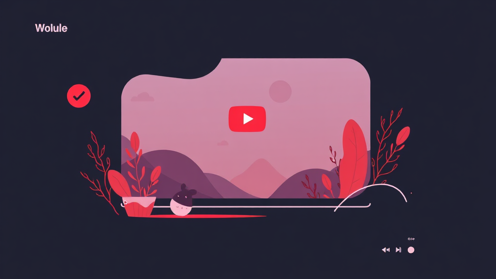 유튜브 시청 기록 삭제, 어떻게 할까요? (illustration 스타일)