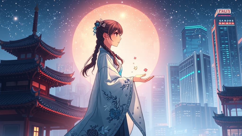 이야기의 현대적 해석 (illustration 스타일)
