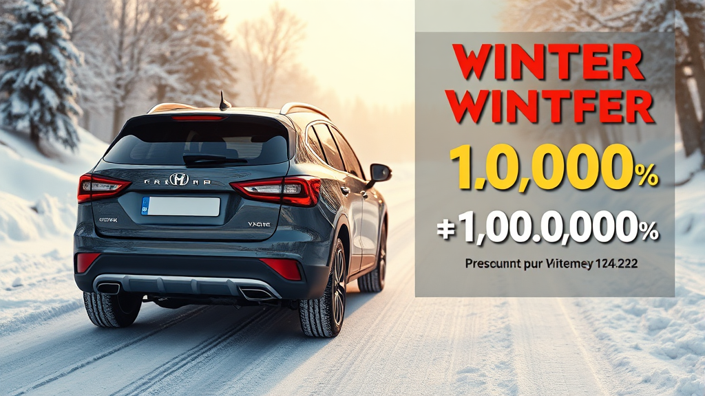 윈터 타이어 교체 비용은? (realistic 스타일)