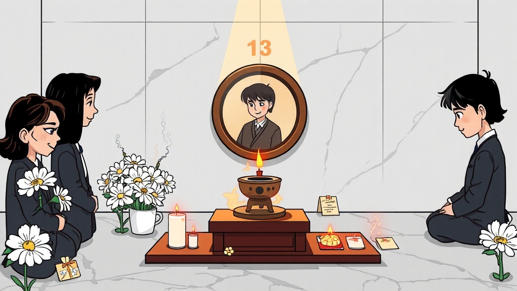 조문 절차 상세 안내 (cartoon 스타일)