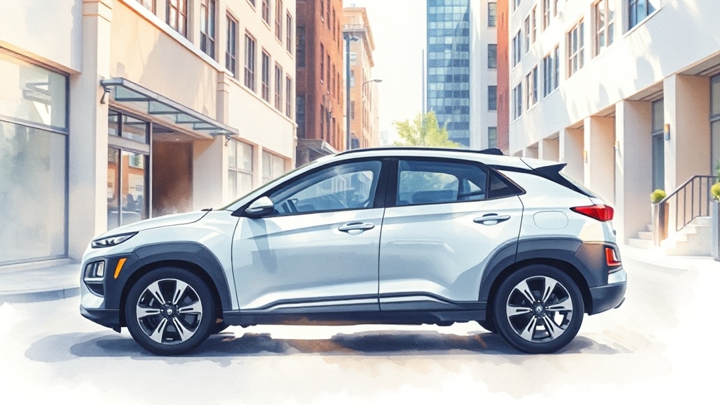 코나 하이브리드, 가격은 얼마? (watercolor 스타일)