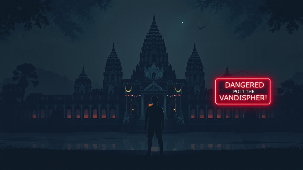 캄보디아 여행, 어떻게 해야 안전할까? (illustration 스타일)