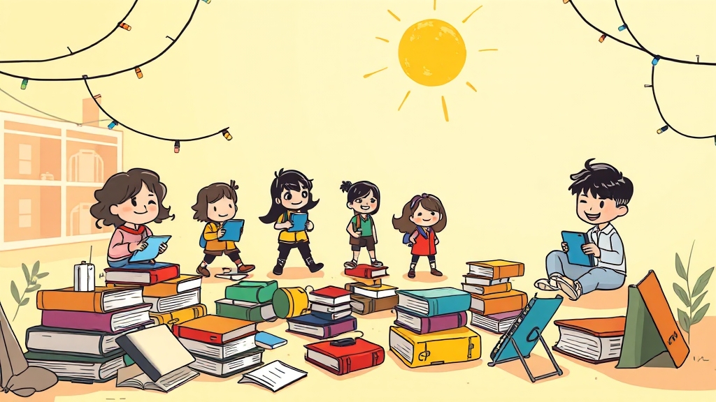 교육급여, 무엇을 지원하나요? (cartoon 스타일)