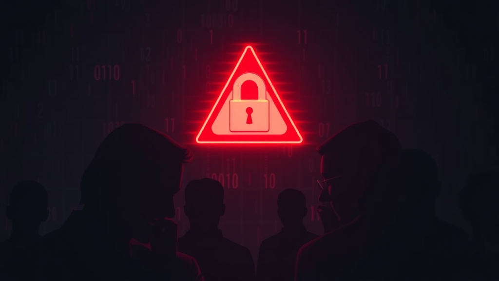 유출 정보 및 피해 가능성 (realistic 스타일)