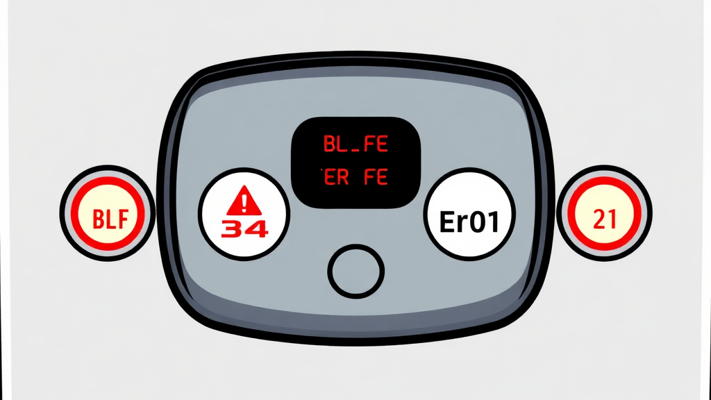 에러 코드별 초기 조치 (cartoon 스타일)