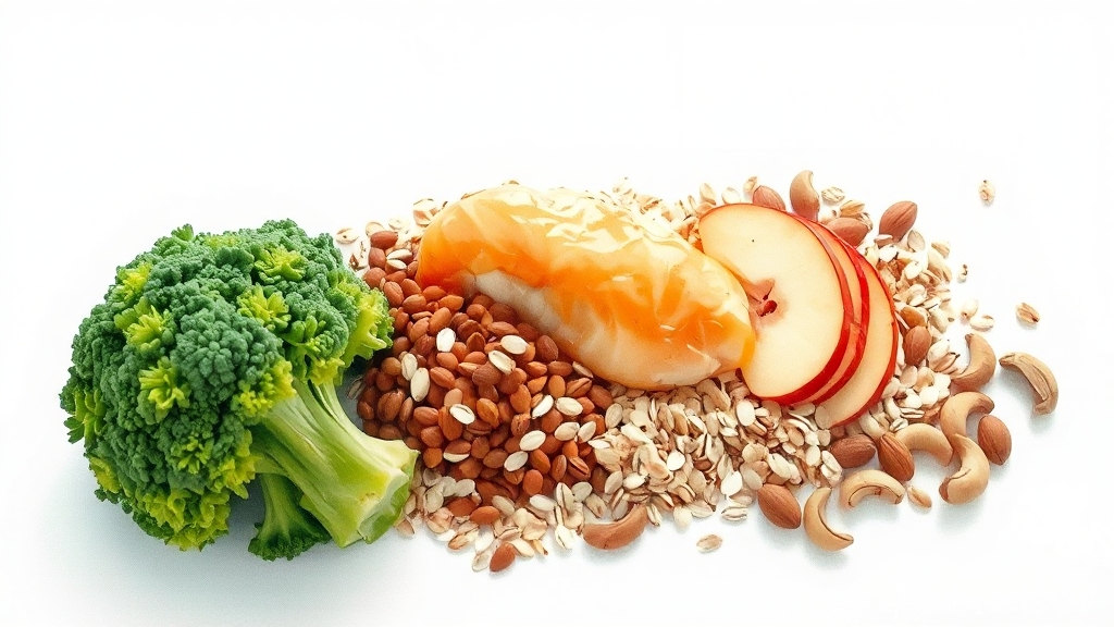 혈당 관리에 도움되는 식품 & 습관 (watercolor 스타일)