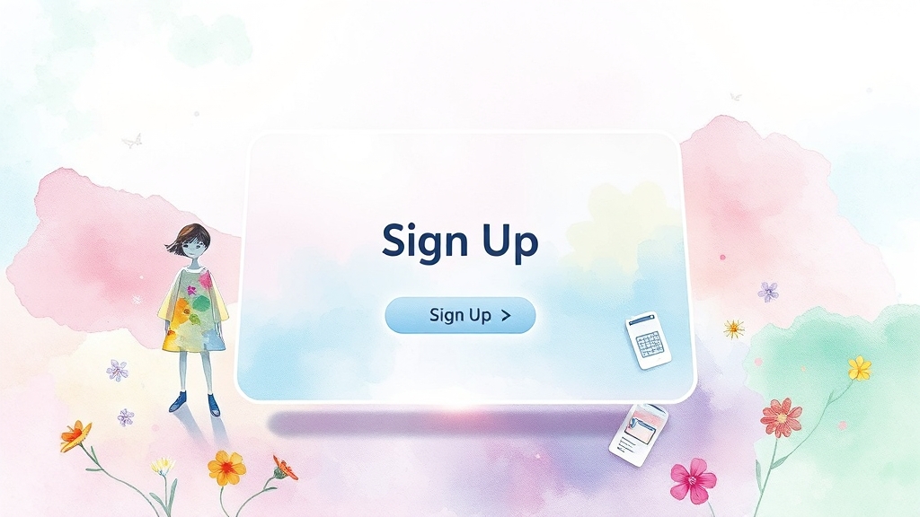 신청 방법 상세 안내 (watercolor 스타일)