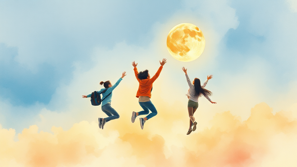 서울시 청년 지원 정책, 미래를 위한 투자 (watercolor 스타일)