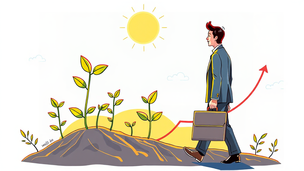 정책자금, 이렇게 신청하세요! (illustration 스타일)