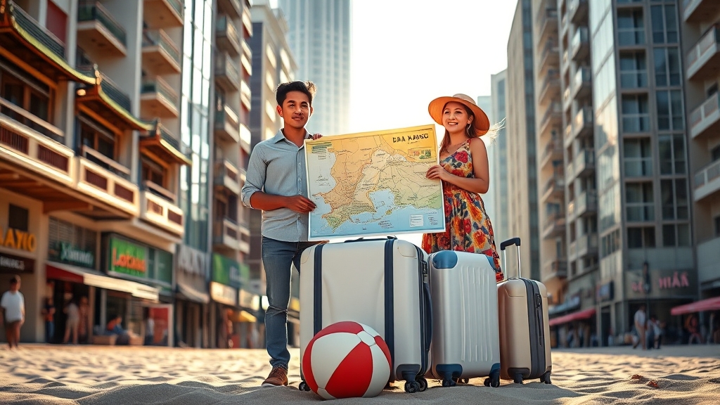 다낭 vs 나트랑: 가족여행 어디가 좋을까? (realistic 스타일)