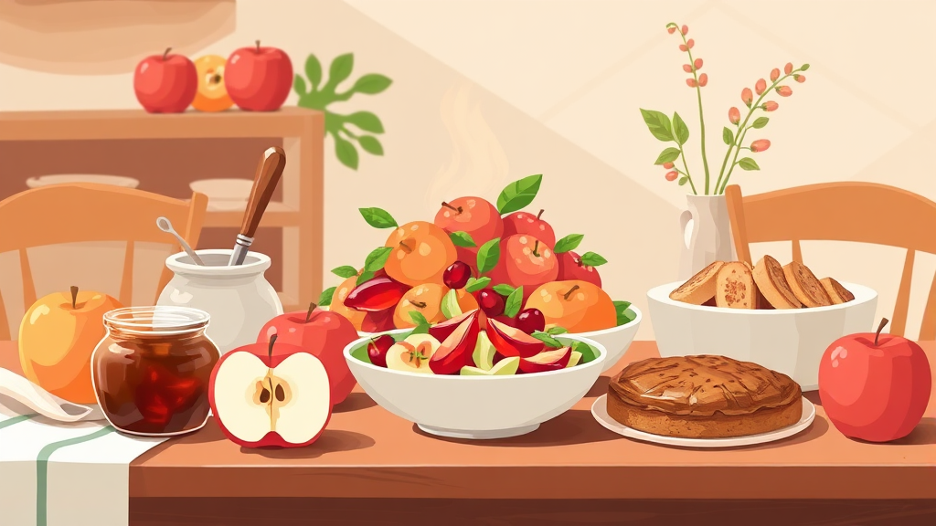 물러진 사과, 이렇게 활용하세요! (illustration 스타일)