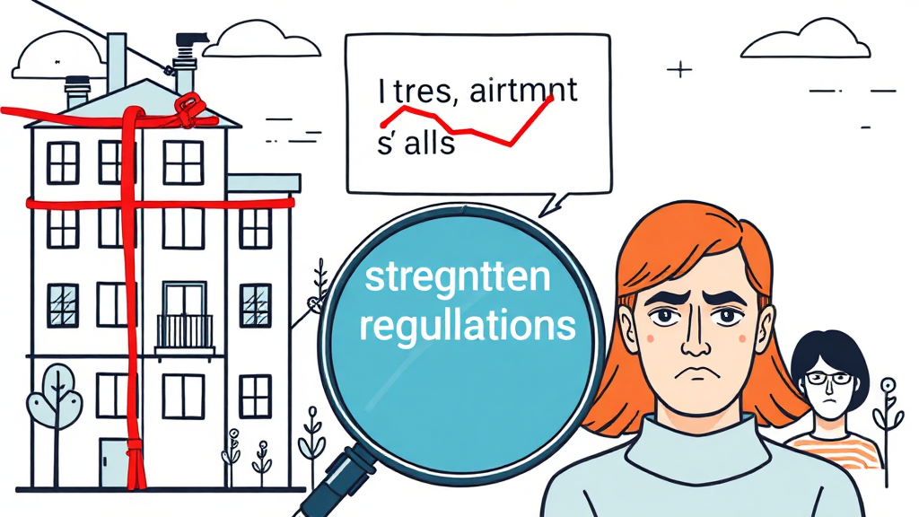 대출 규제 강화 배경은? (illustration 스타일)