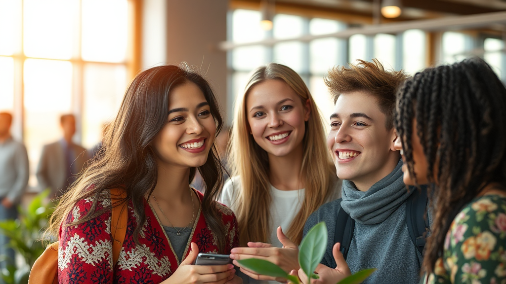 제도 개요: 청년과 기업의 상생 (realistic 스타일)