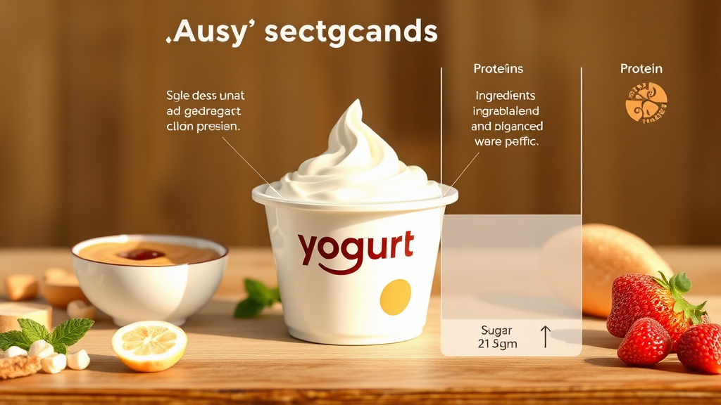 설탕 함량 외 주목해야 할 요거트 영양 성분 (realistic 스타일)