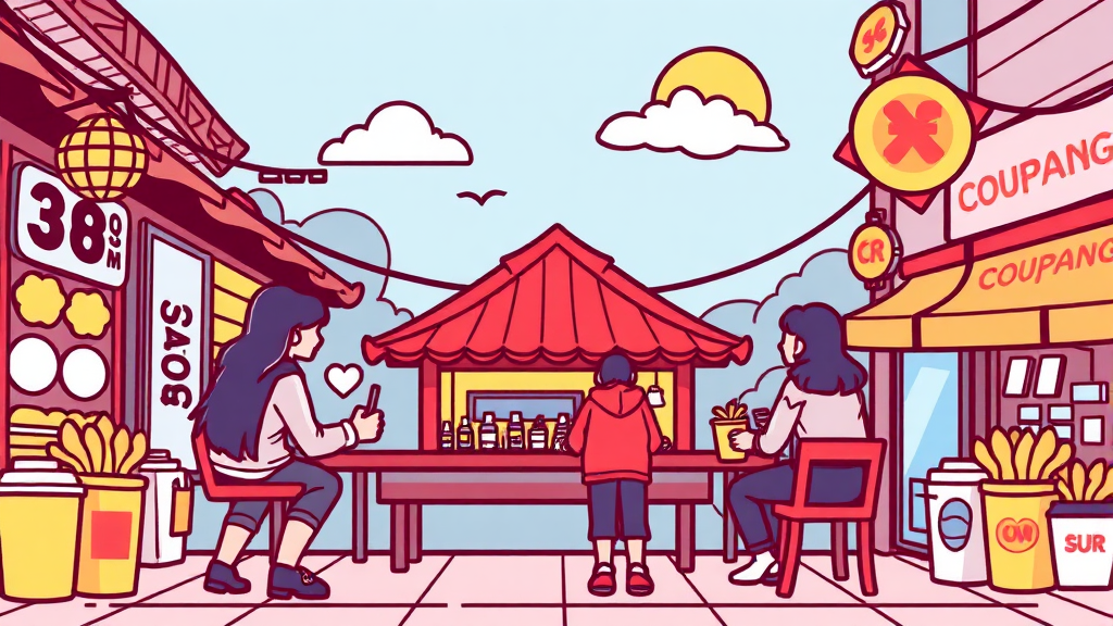 쿠팡 보상금, 왜 지급될까? (cartoon 스타일)