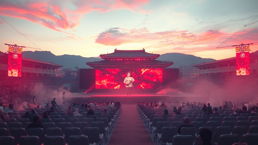 지드래곤 첨성대 공연 루머 확산 (watercolor 스타일)